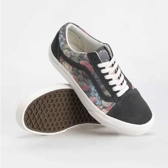 Vans Old Skool Moody Floral Sneaker - Size 12 Women /10.5 Men - Picture 1 of 4